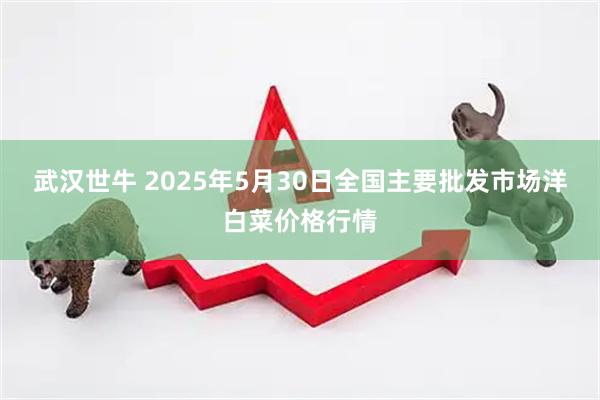 武汉世牛 2025年5月30日全国主要批发市场洋白菜价格行情