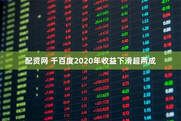 配资网 千百度2020年收益下滑超两成